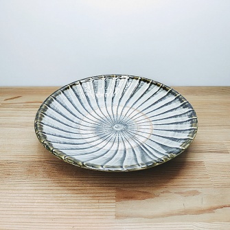 小鹿田焼の5寸皿