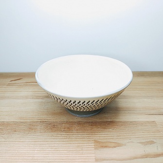 小鹿田焼の【アウトレット】茶碗 飛び鉋(とびかんな)