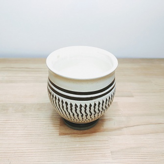 小鹿田焼の【アウトレット】湯のみ 白