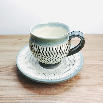 小鹿田焼の【割引中！】コーヒーカップセット