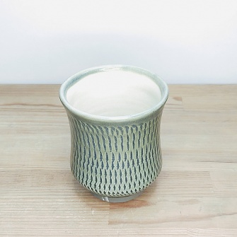 小鹿田焼の湯のみ