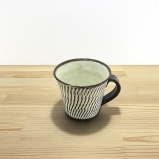 小鹿田焼の手付きカップ(小)