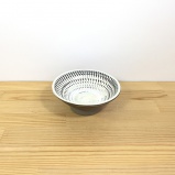 小鹿田焼の3寸深鉢皿 白