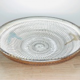 小鹿田焼の【アウトレット】8寸皿フチ角皿