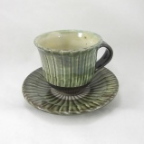 小鹿田焼のコーヒーカップセット